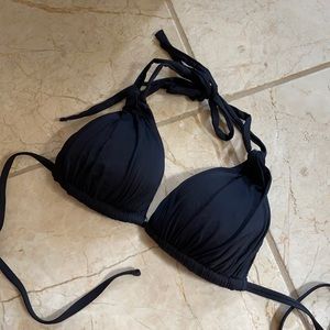 Black bikini top